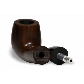 Cachimbo Bertoldi Elite Mini Natural Curvo Permanente